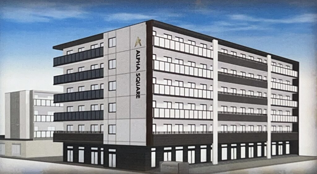 ALPHA SQUARE（末広4丁目賃貸マンション1階）